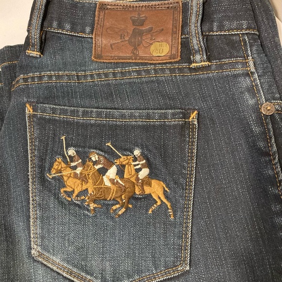 polo jeans with horses all over